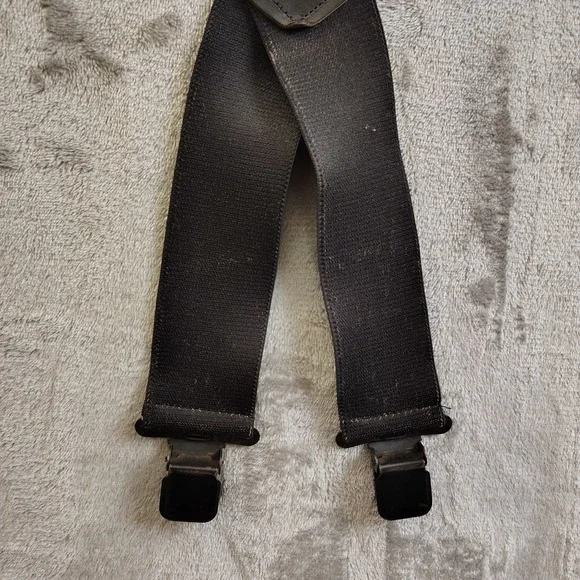 Harley Davidson Suspenders‎ Usa Flame Rare 90s Biker American Flag Patriotic